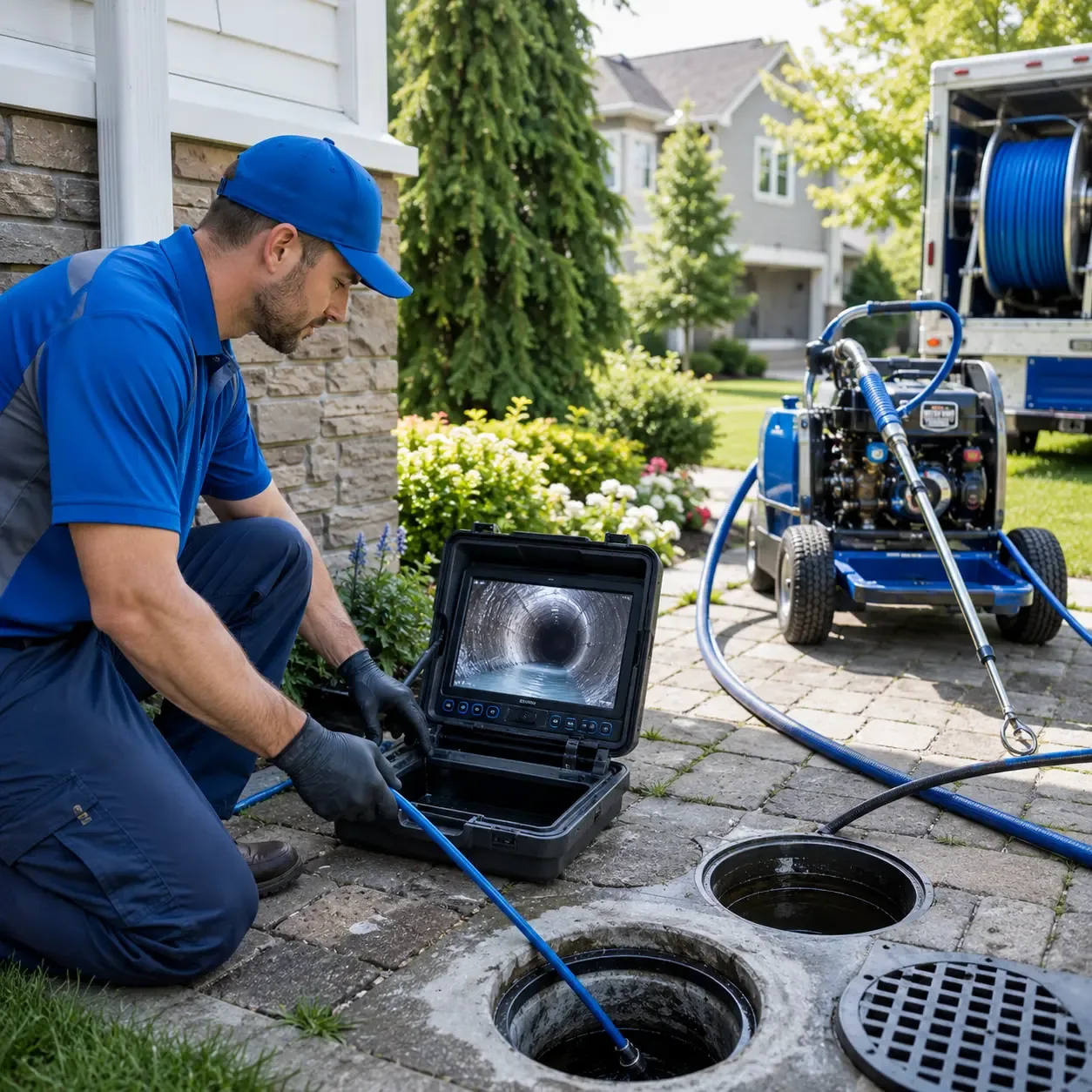 Outdoor drain cleaning professionals serving Swan Lake, NY